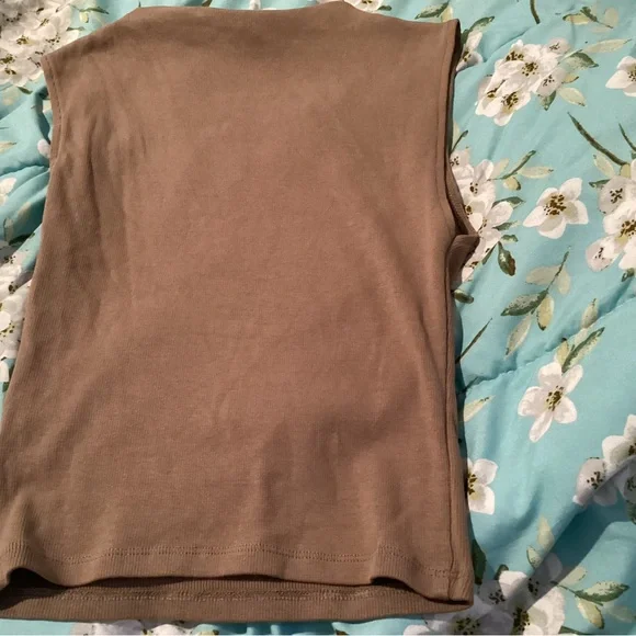 Sleeveless Brown Top Zara - Picture 3 of 4